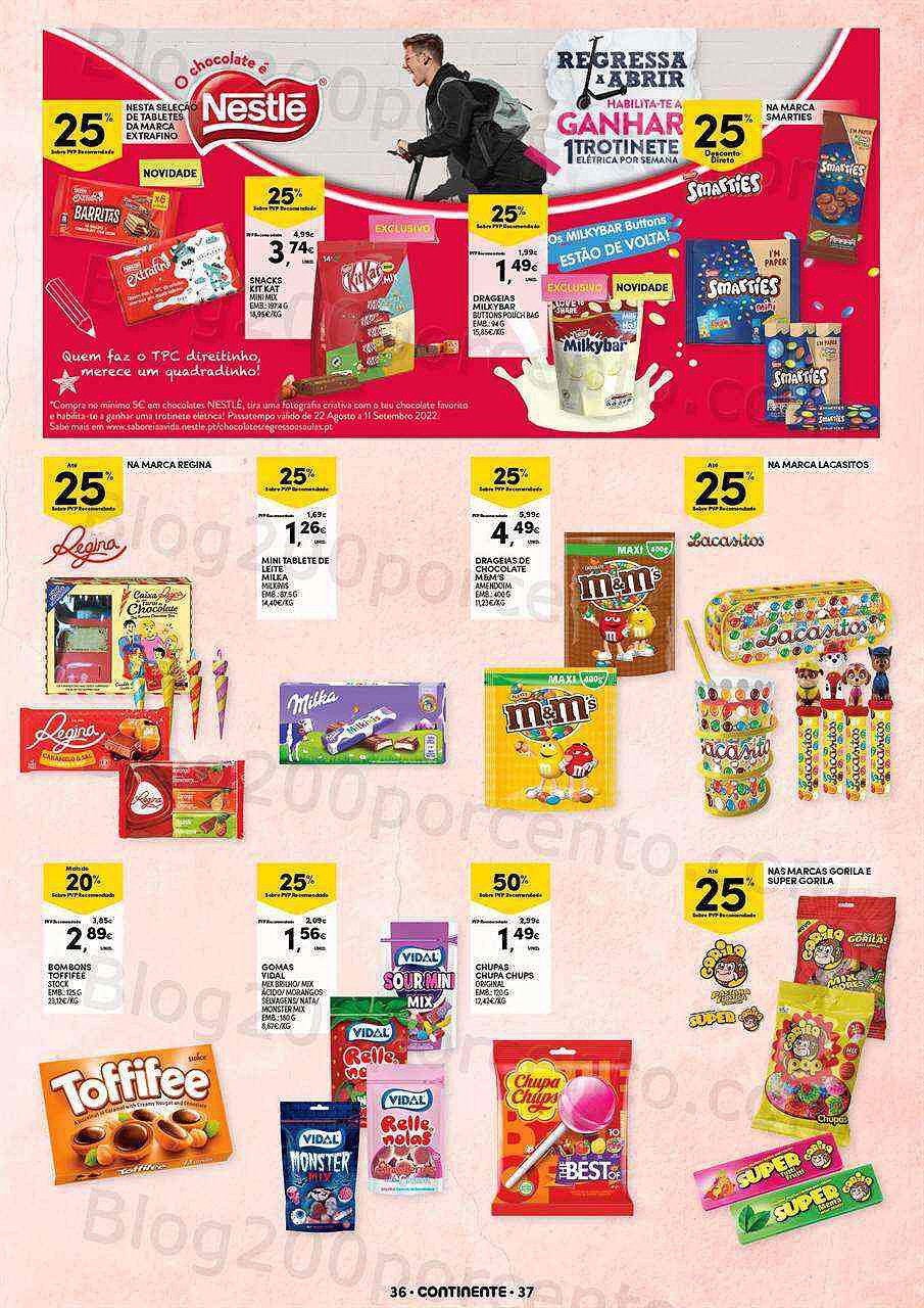 Antevisão Folheto CONTINENTE Regresso às Aulas Promoções de 30 agosto a 18 setembro