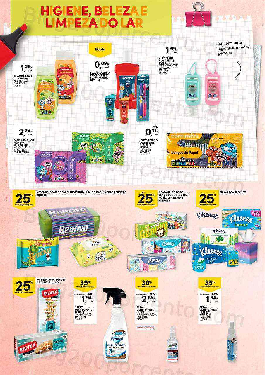 Antevisão Folheto CONTINENTE Regresso às Aulas Promoções de 30 agosto a 18 setembro