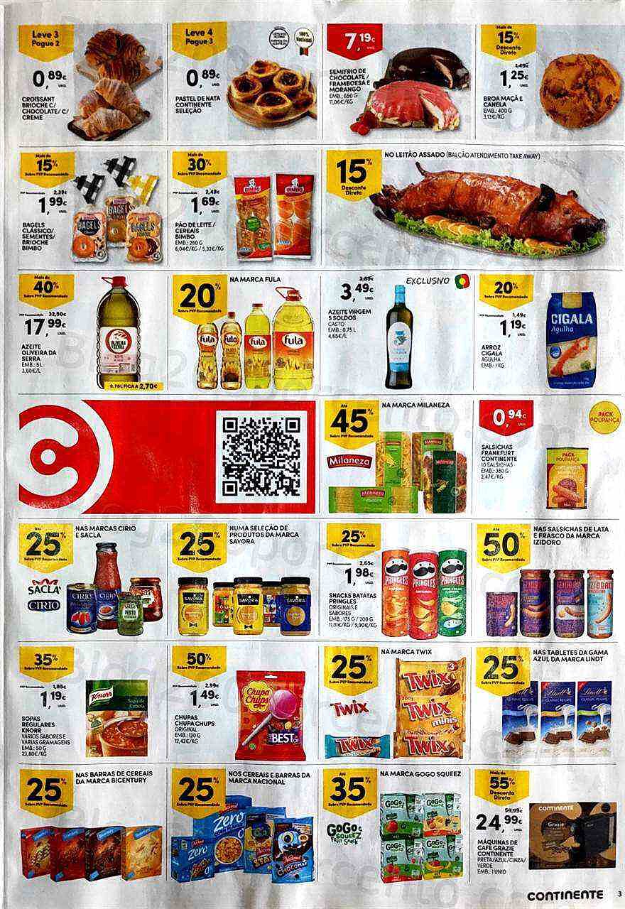 Antevisão Folheto CONTINENTE Promoções Fim de Semana - 26 a 29 agosto