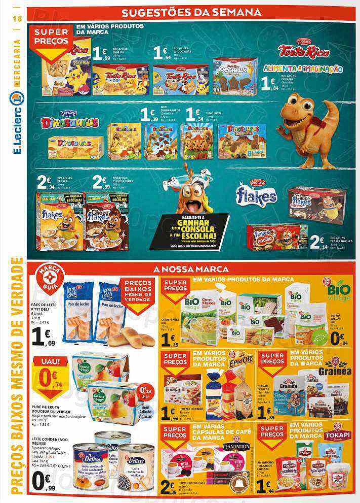 Antevisão Folheto E-LECLERC Promoções de 1 a 7 setembro