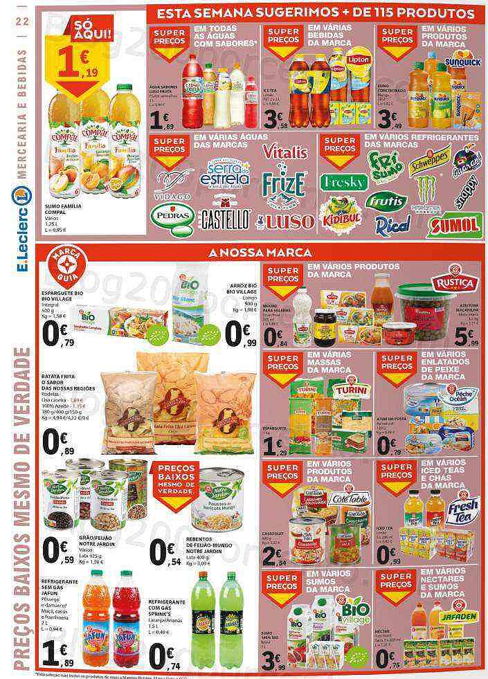 Antevisão Folheto E-LECLERC Promoções de 1 a 7 setembro