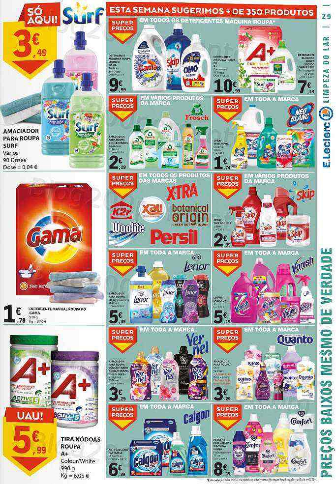 Antevisão Folheto E-LECLERC Promoções de 1 a 7 setembro