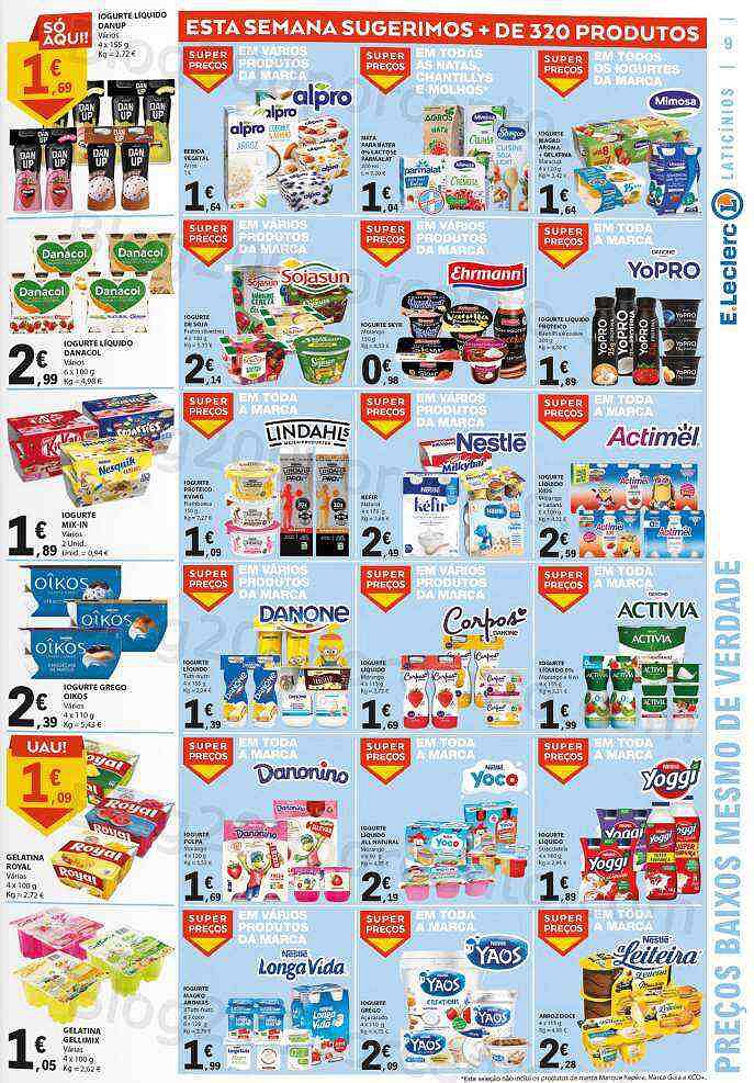 Antevisão Folheto E-LECLERC Promoções de 1 a 7 setembro