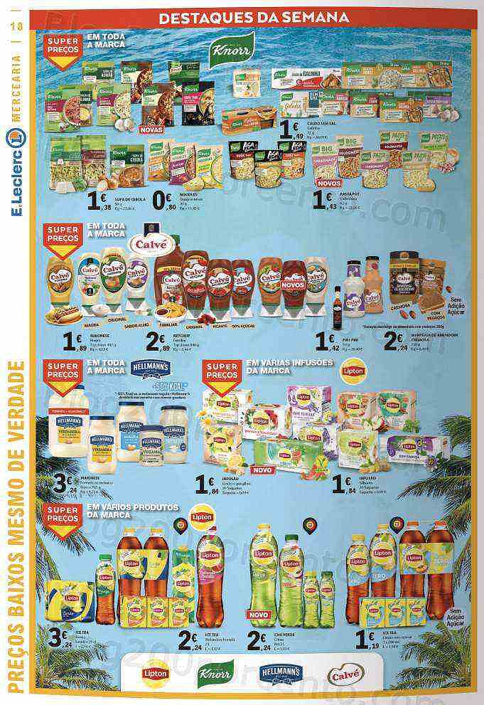 Antevisão Folheto E-LECLERC Promoções de 25 agosto a 31 agosto