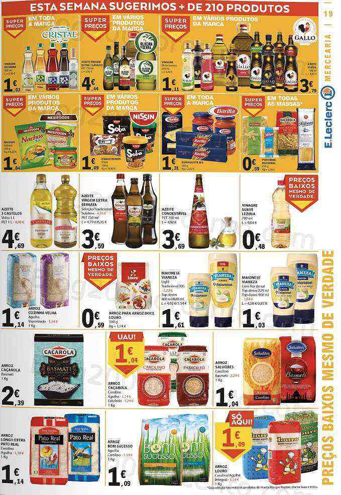 Antevisão Folheto E-LECLERC Promoções de 25 agosto a 31 agosto