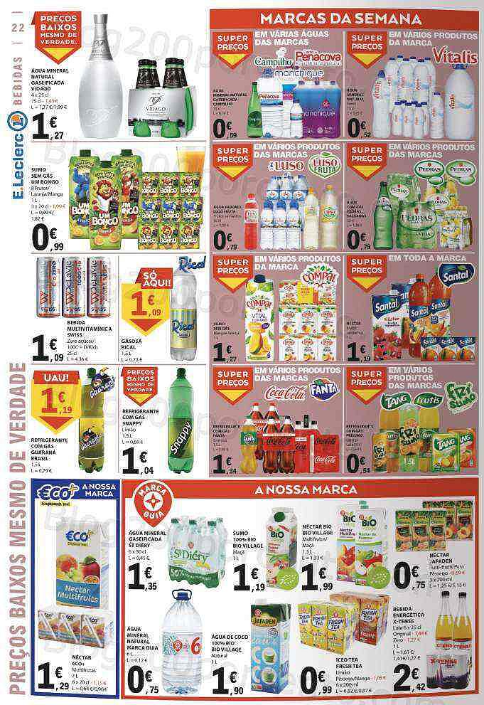 Antevisão Folheto E-LECLERC Promoções de 25 agosto a 31 agosto