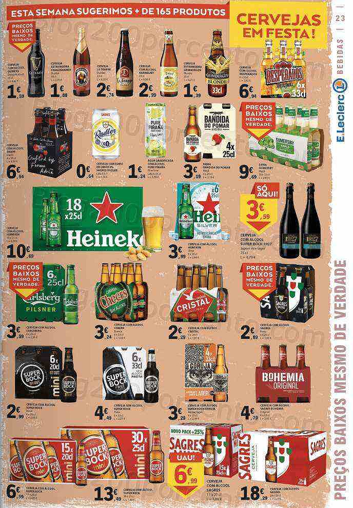 Antevisão Folheto E-LECLERC Promoções de 25 agosto a 31 agosto