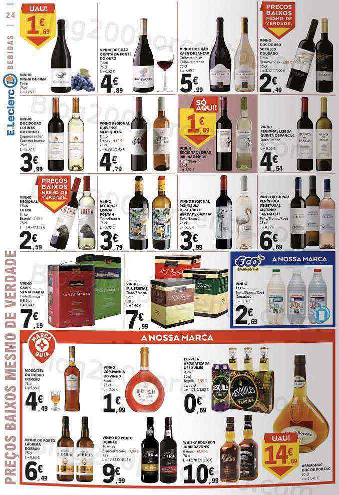 Antevisão Folheto E-LECLERC Promoções de 25 agosto a 31 agosto