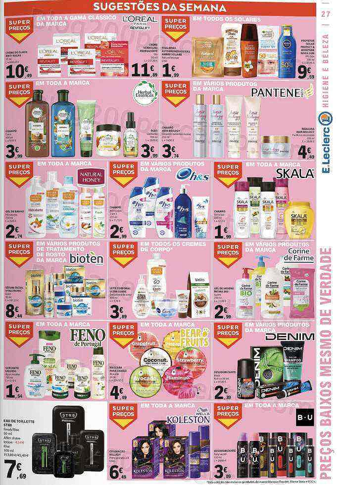 Antevisão Folheto E-LECLERC Promoções de 25 agosto a 31 agosto