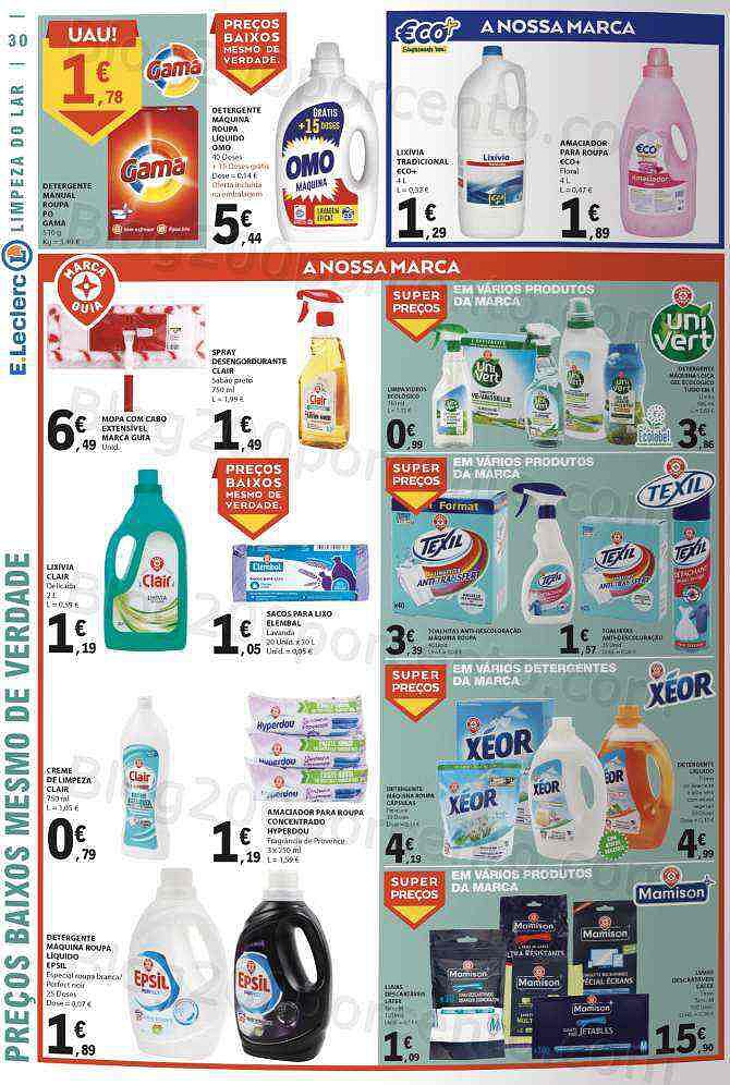 Antevisão Folheto E-LECLERC Promoções de 25 agosto a 31 agosto