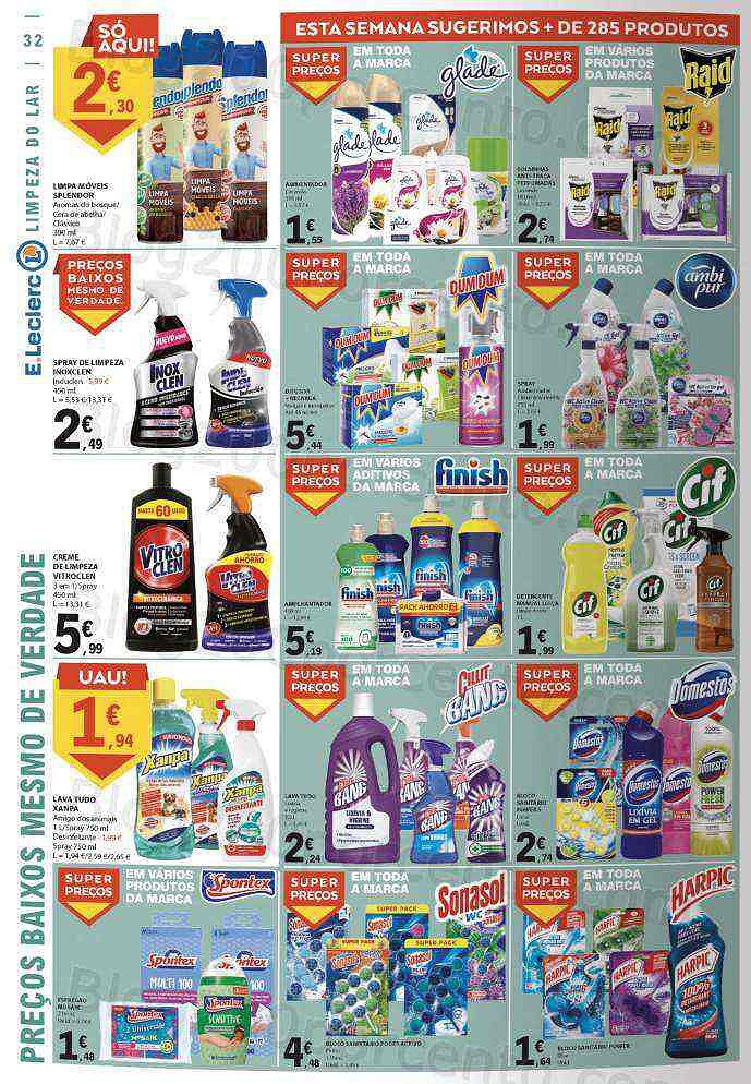 Antevisão Folheto E-LECLERC Promoções de 25 agosto a 31 agosto