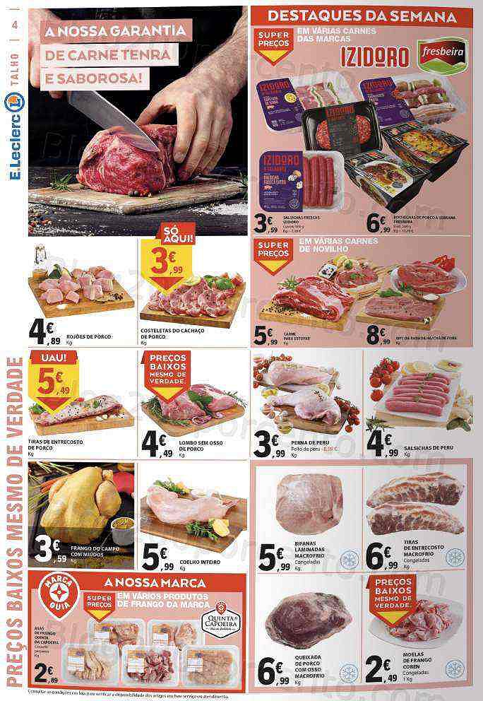 Antevisão Folheto E-LECLERC Promoções de 25 agosto a 31 agosto