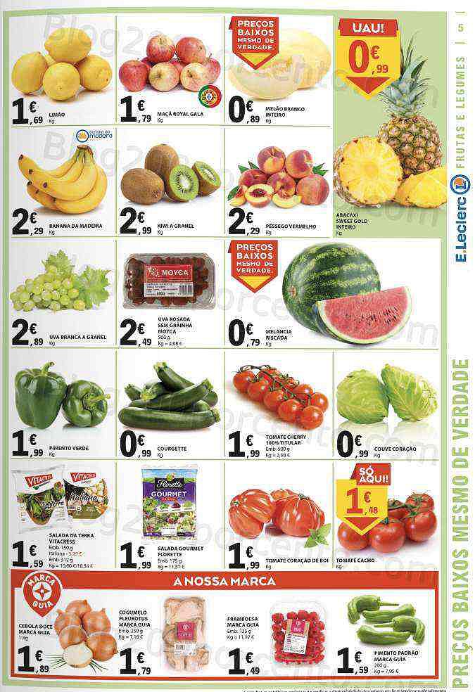 Antevisão Folheto E-LECLERC Promoções de 25 agosto a 31 agosto