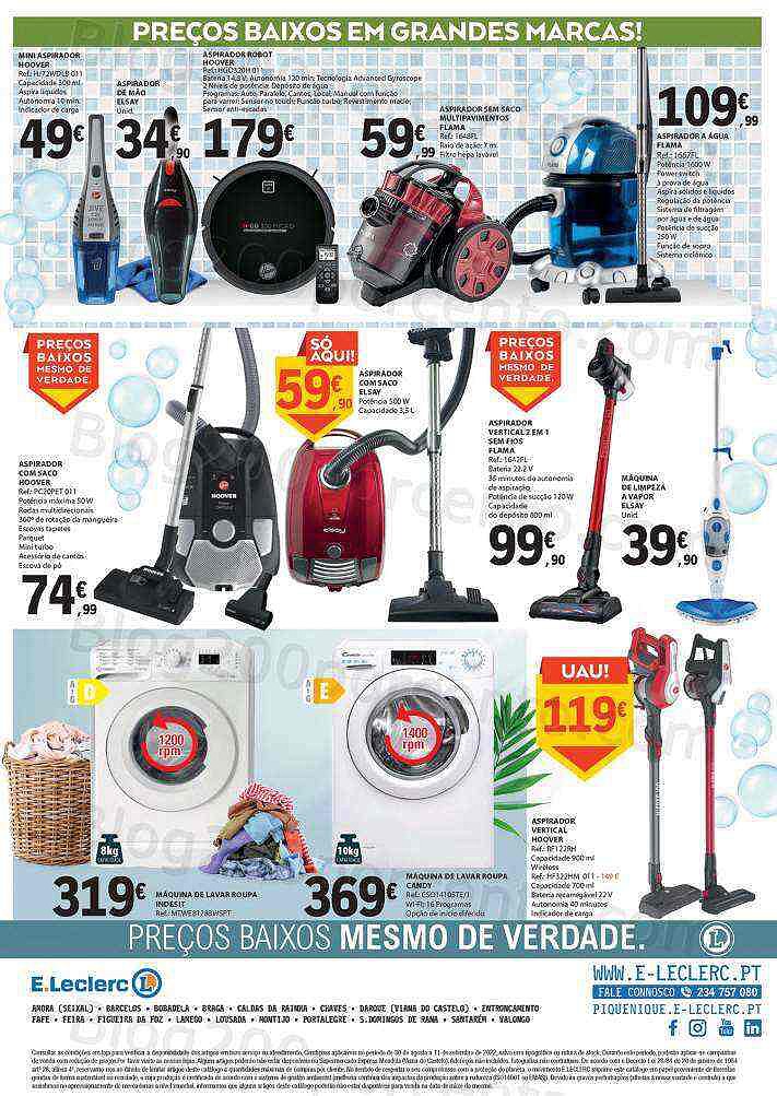 Antevisão Folheto E-LECLERC Especial Limpeza Promoções de 30 agosto a 11 setembro