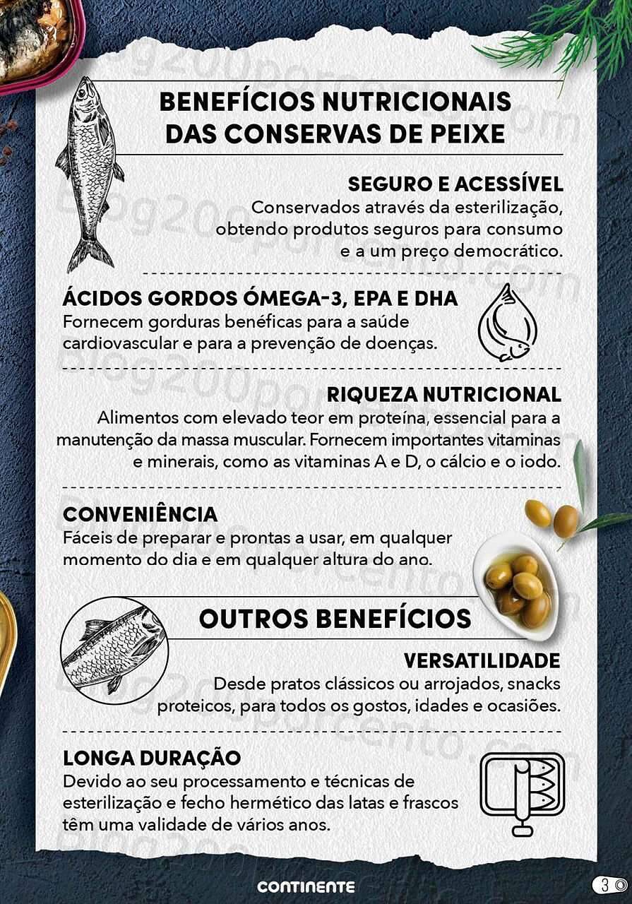 Antevisão Folheto CONTINENTE Especial Conservas Promoções de 16 agosto a 4 setembro