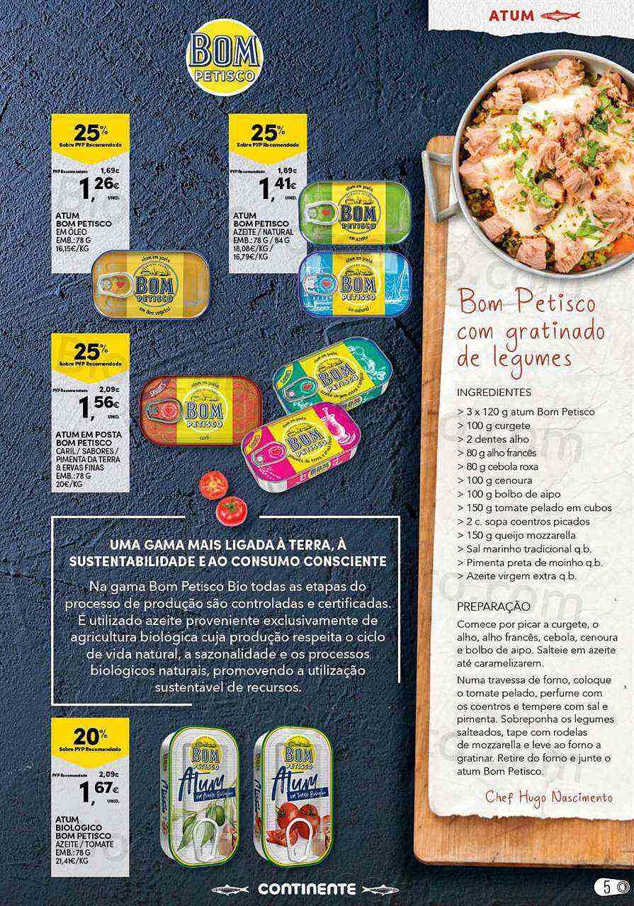 Antevisão Folheto CONTINENTE Especial Conservas Promoções de 16 agosto a 4 setembro