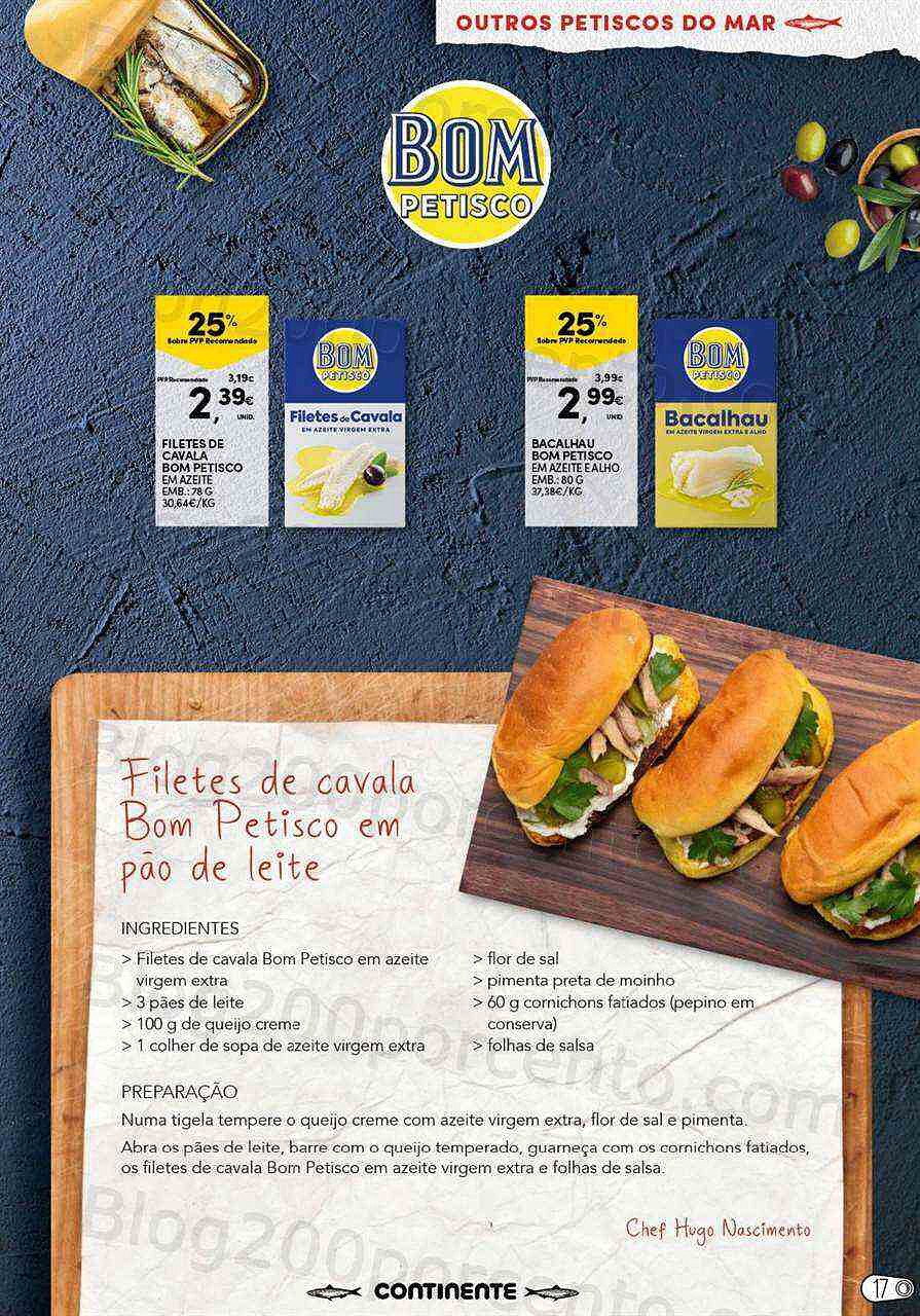 Antevisão Folheto CONTINENTE Especial Conservas Promoções de 16 agosto a 4 setembro