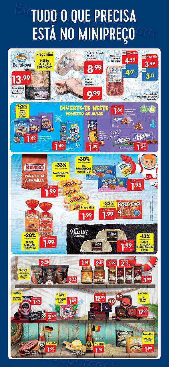 Antevisão Folheto MINIPREÇO Extra Promoções de 25 a 31 agosto