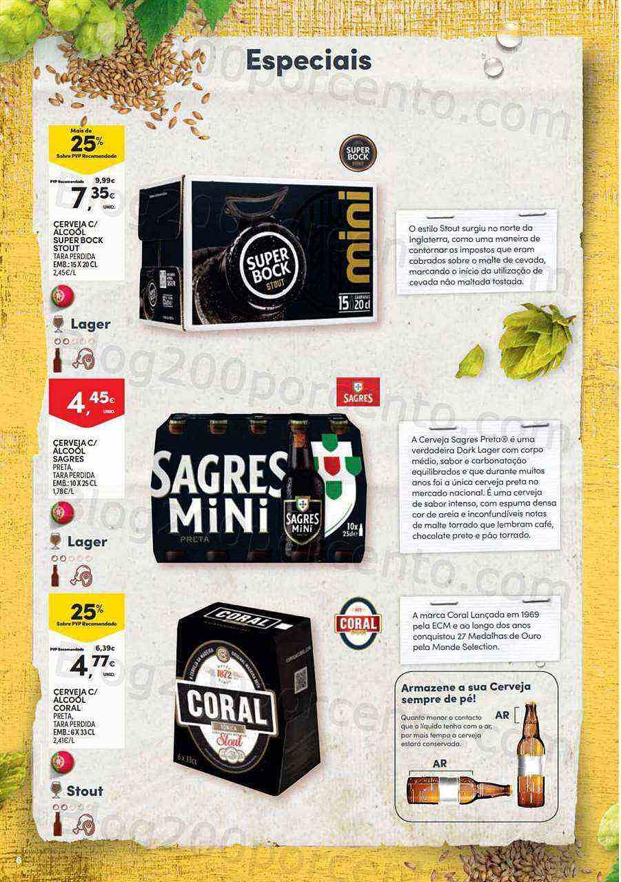 Antevisão Folheto CONTINENTE Especial Cervejas Promoções de 16 agosto a 11 setembro