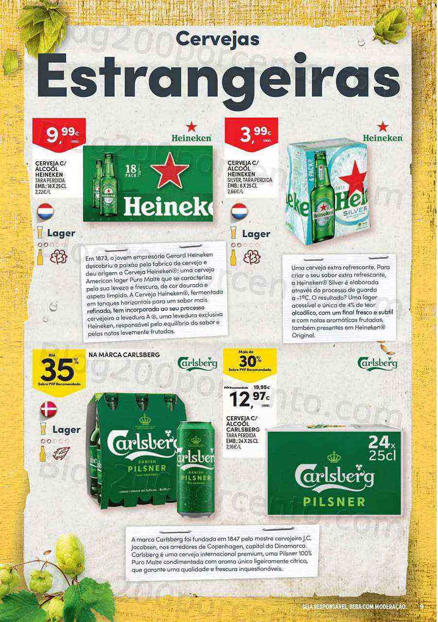 Antevisão Folheto CONTINENTE Especial Cervejas Promoções de 16 agosto a 11 setembro