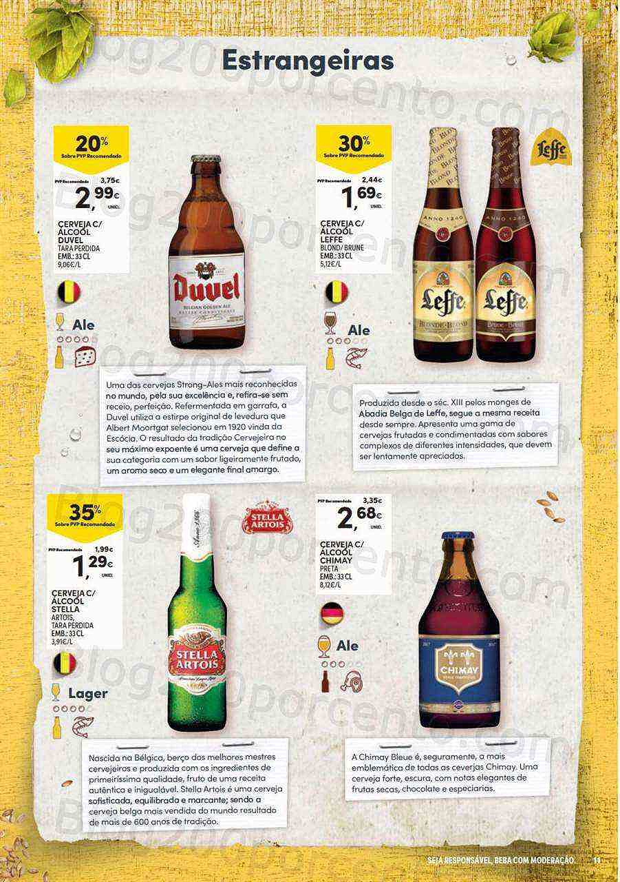 Antevisão Folheto CONTINENTE Especial Cervejas Promoções de 16 agosto a 11 setembro