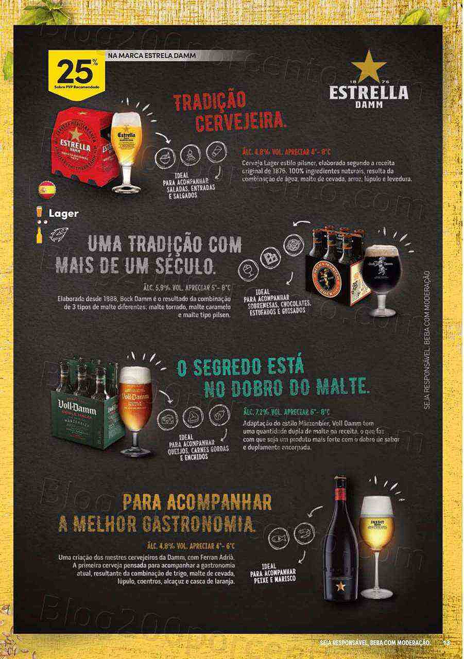 Antevisão Folheto CONTINENTE Especial Cervejas Promoções de 16 agosto a 11 setembro