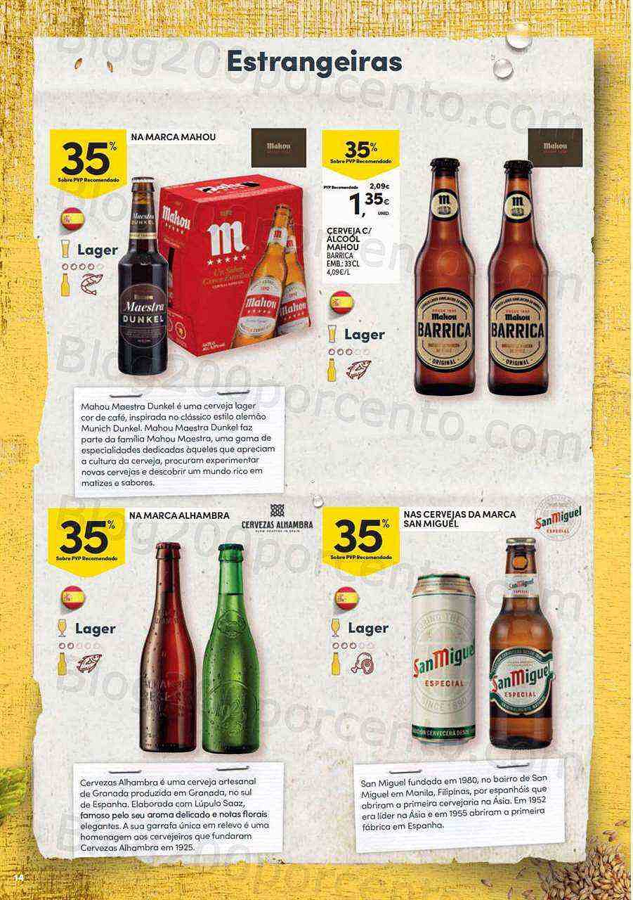 Antevisão Folheto CONTINENTE Especial Cervejas Promoções de 16 agosto a 11 setembro