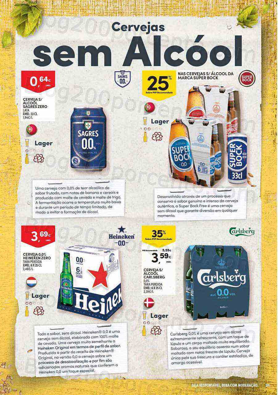Antevisão Folheto CONTINENTE Especial Cervejas Promoções de 16 agosto a 11 setembro