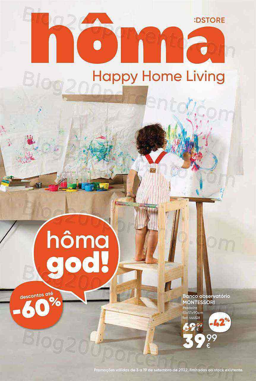 Antevisão Folheto HÔMA God Promoções de 3 a 19 setembro