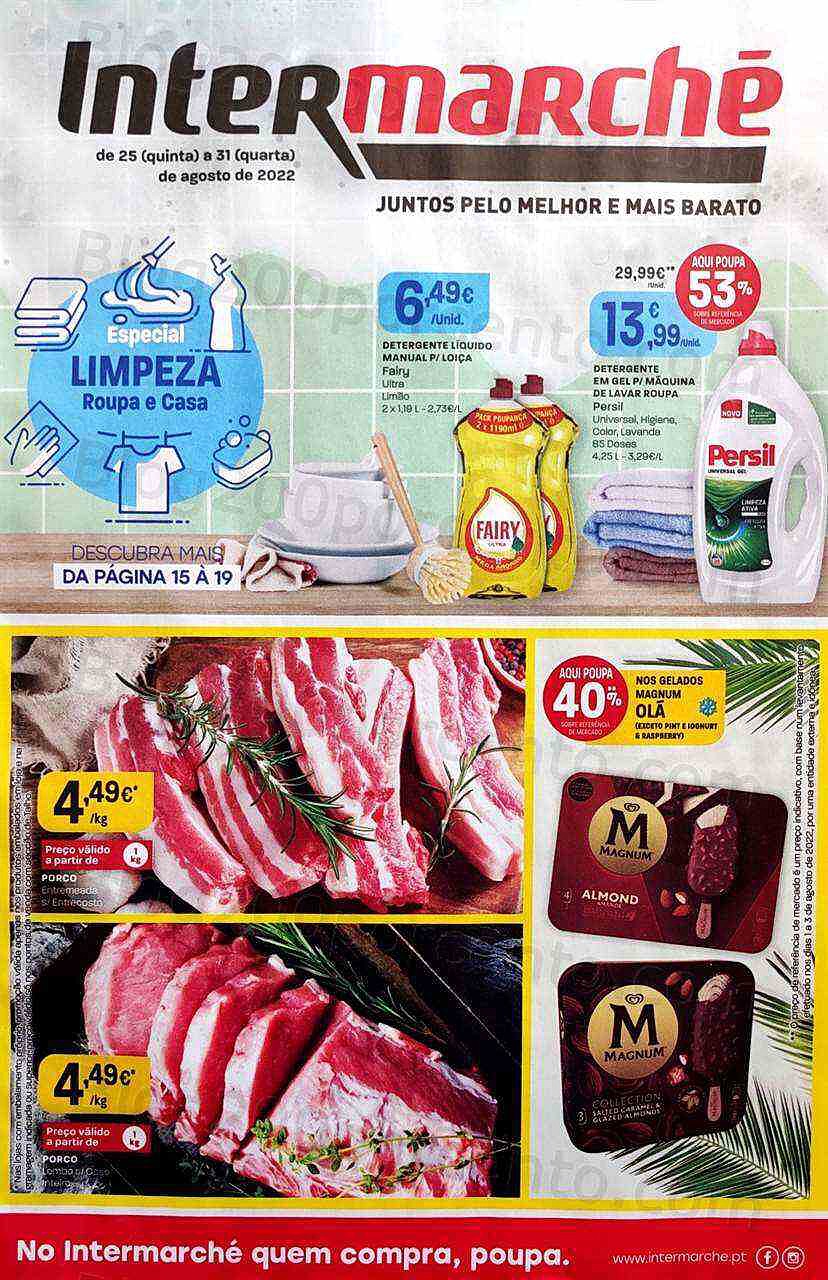 Antevisão Folheto INTERMARCHÉ Contact Promoções de 25 a 31 agosto