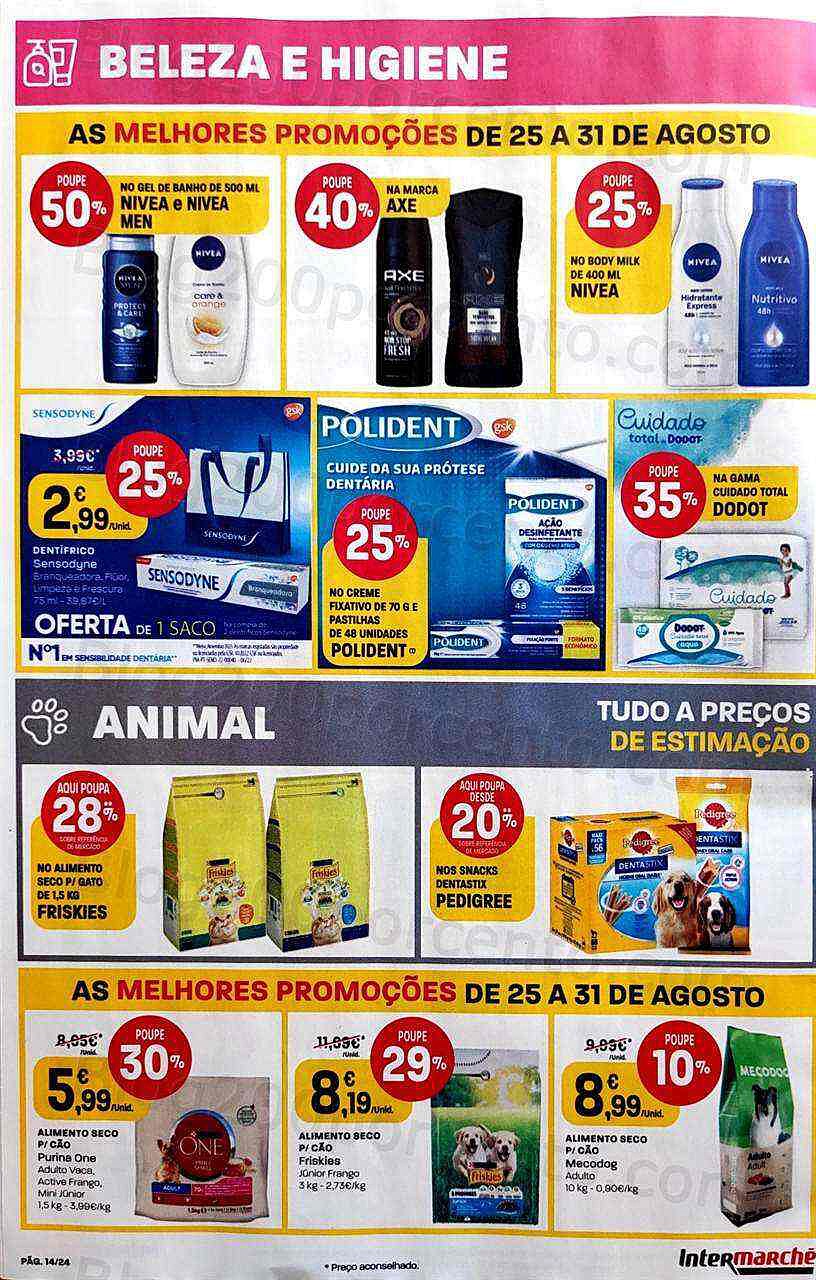Antevisão Folheto INTERMARCHÉ Contact Promoções de 25 a 31 agosto