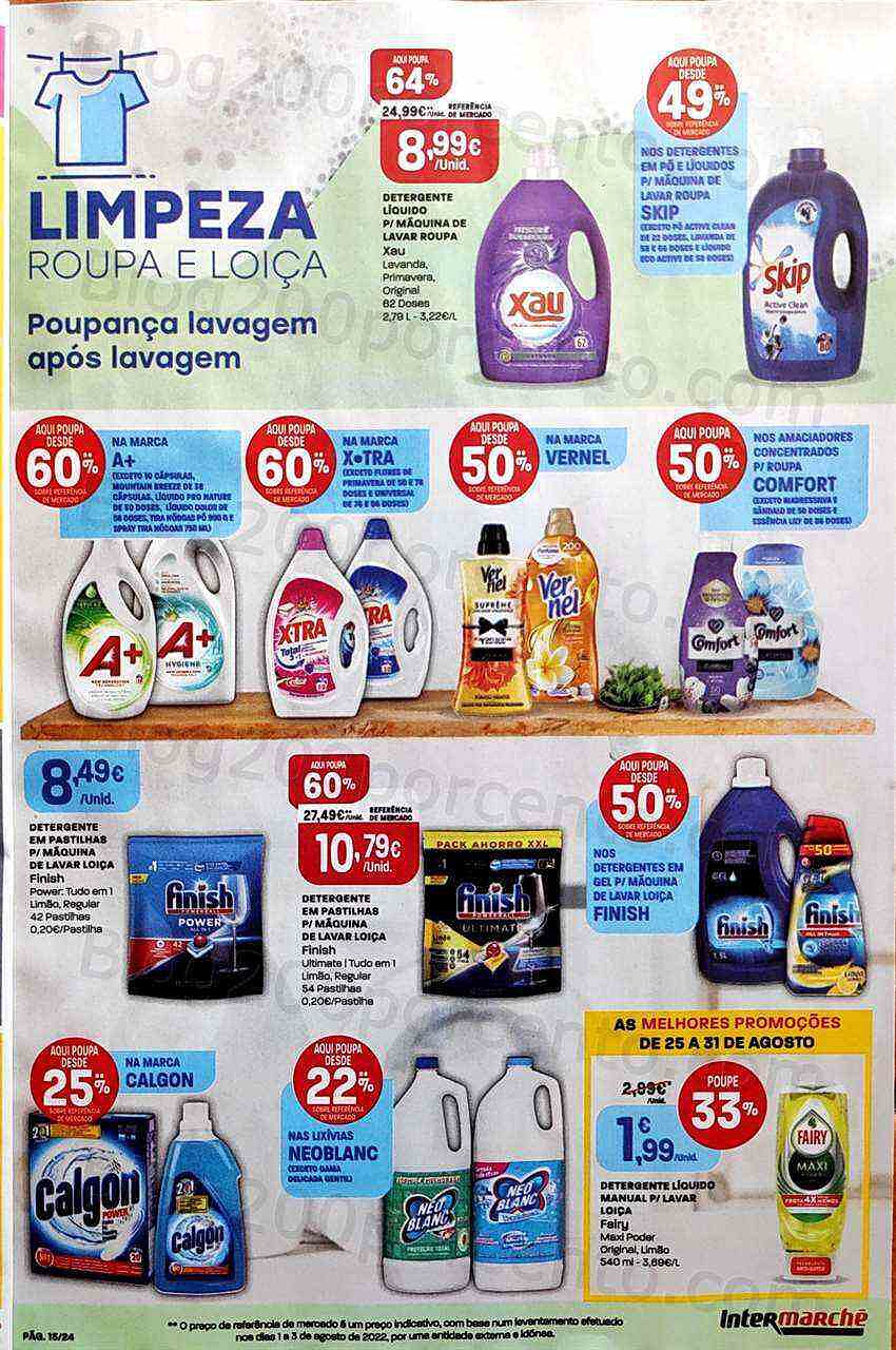 Antevisão Folheto INTERMARCHÉ Contact Promoções de 25 a 31 agosto