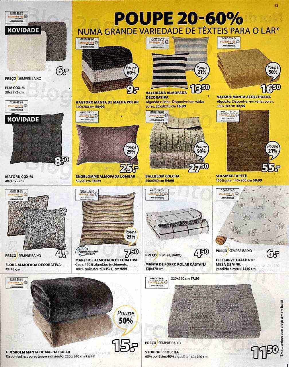 Antevisão Folheto JYSK Promoções de 1 a 14 setembro