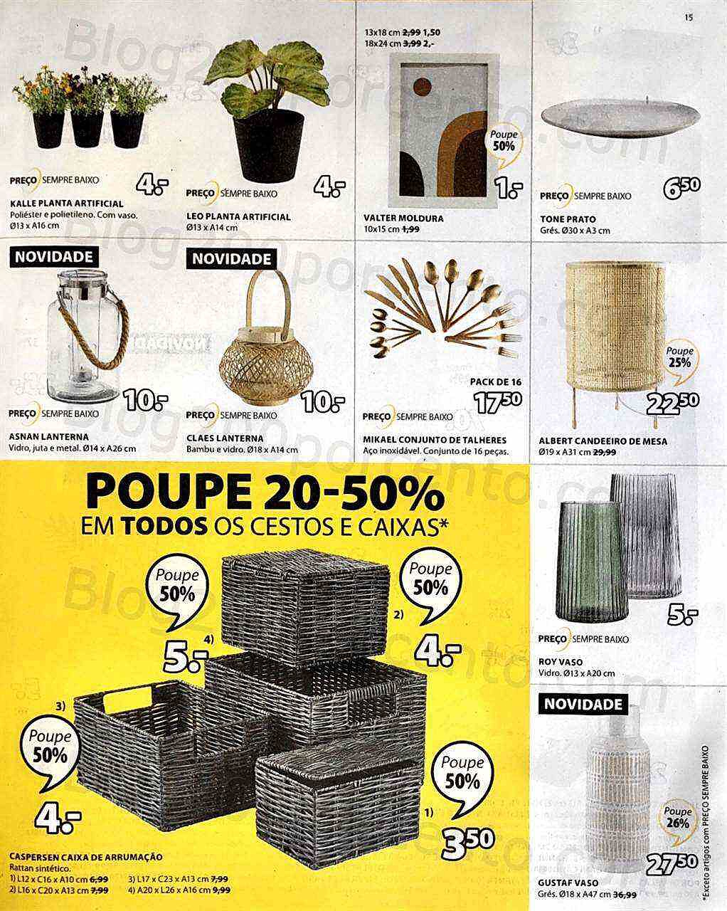 Antevisão Folheto JYSK Promoções de 1 a 14 setembro