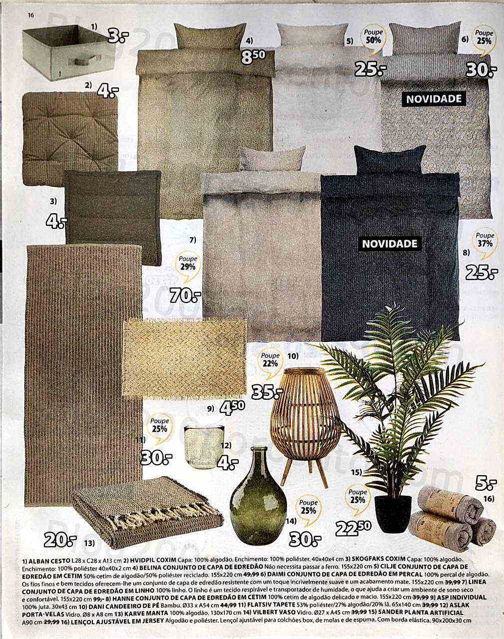 Antevisão Folheto JYSK Promoções de 1 a 14 setembro