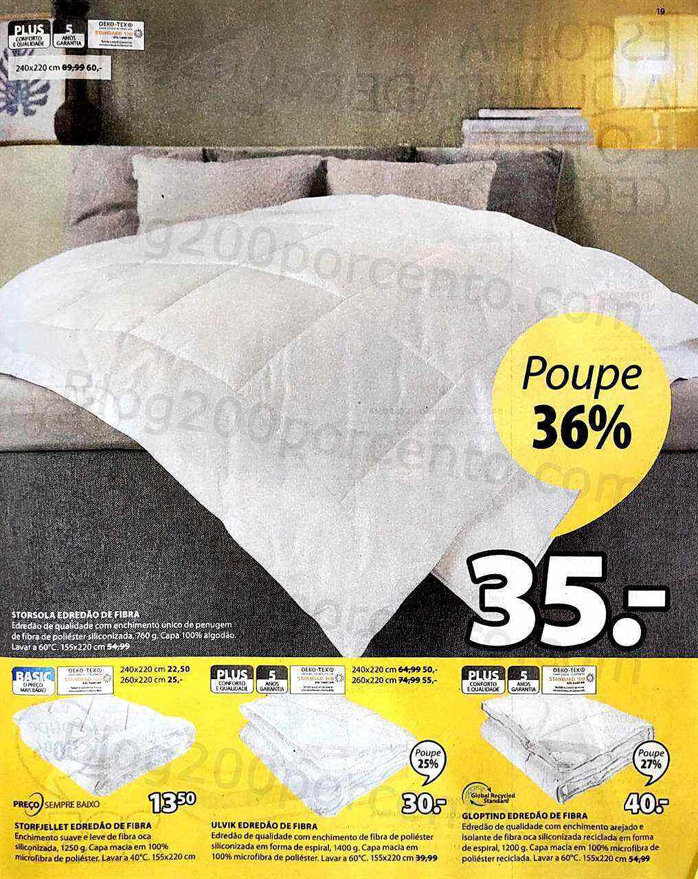 Antevisão Folheto JYSK Promoções de 1 a 14 setembro