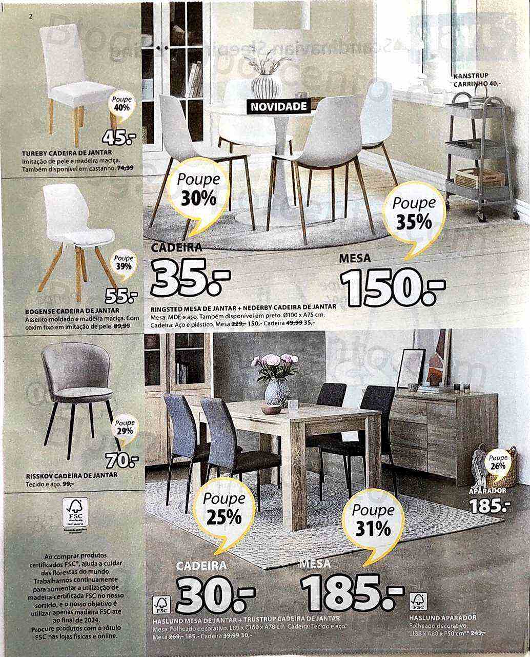 Antevisão Folheto JYSK Promoções de 1 a 14 setembro