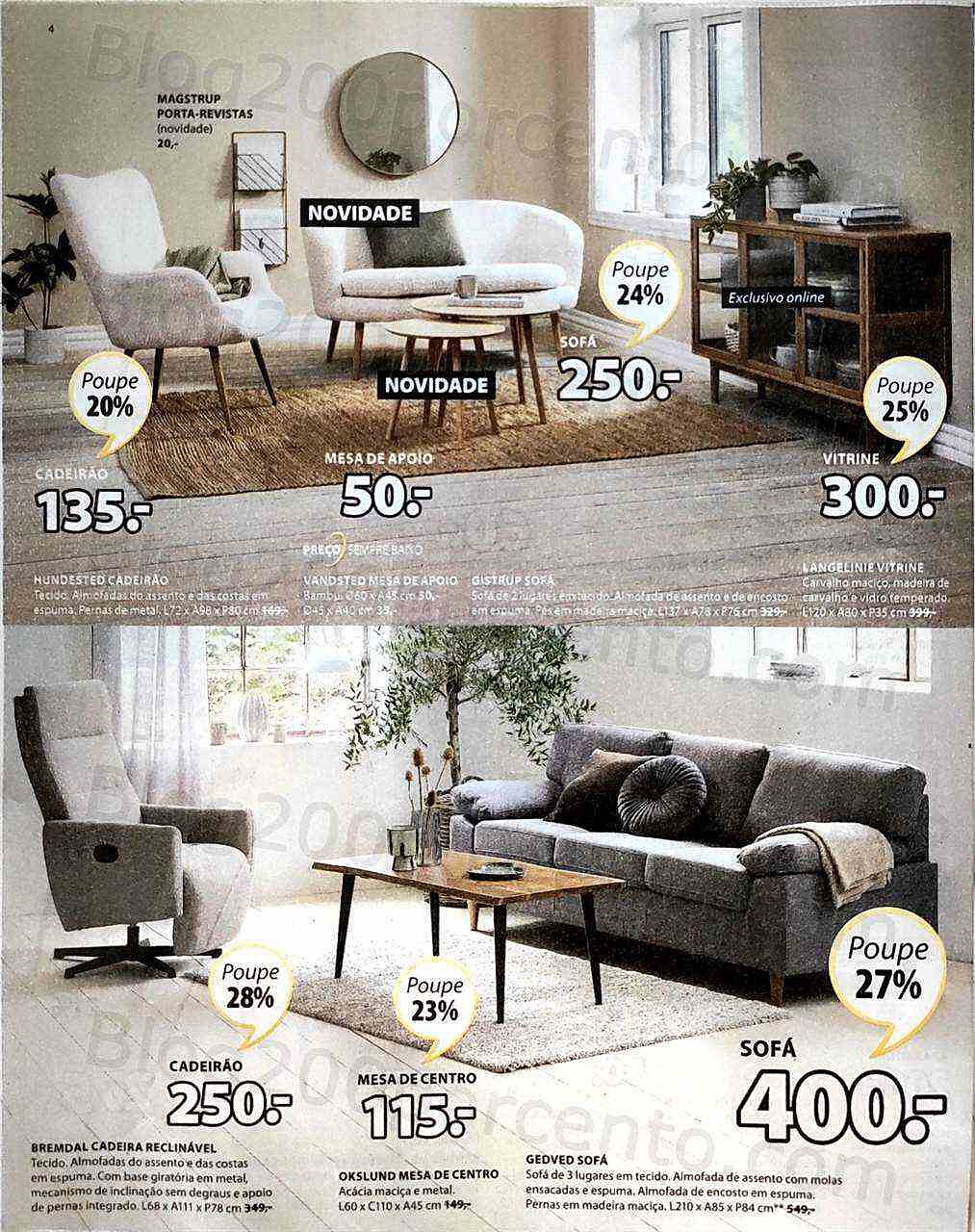 Antevisão Folheto JYSK Promoções de 1 a 14 setembro