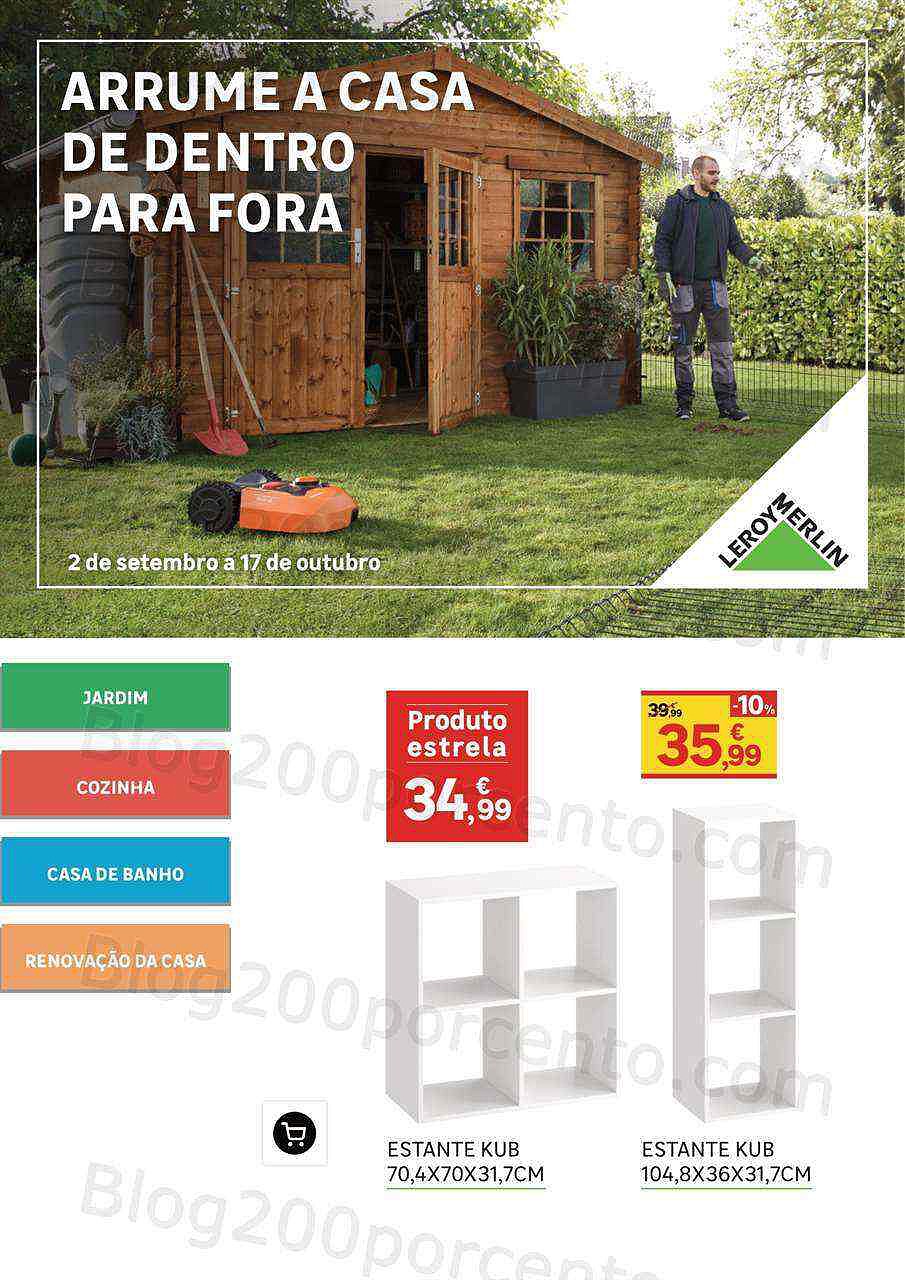 Antevisão Folheto LEROY MERLIN Promoções de 2 setembro a 17 outubro
