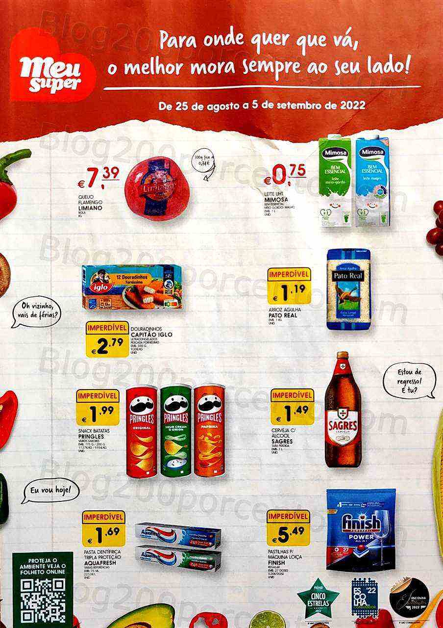 Antevisão Folheto MEU SUPER Promoções de 25 agosto a 5 setembro