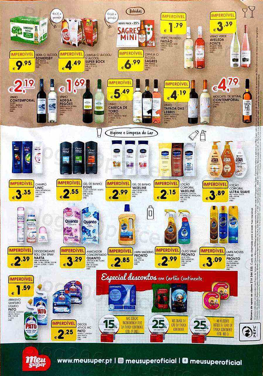 Antevisão Folheto MEU SUPER Promoções de 25 agosto a 5 setembro