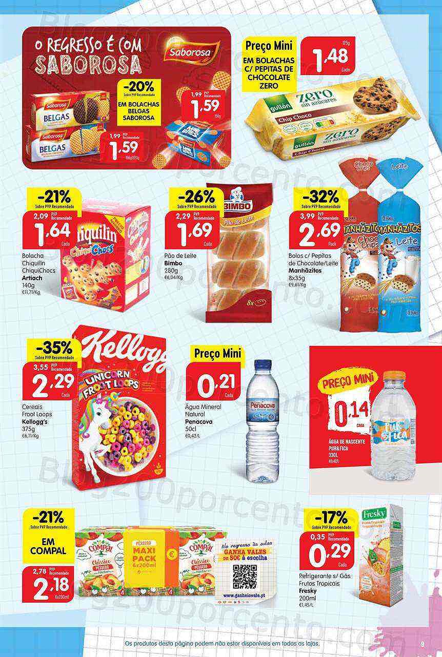 Antevisão Folheto MINIPREÇO Especial Regresso às Aulas Promoções de 25 agosto a 21 setembro