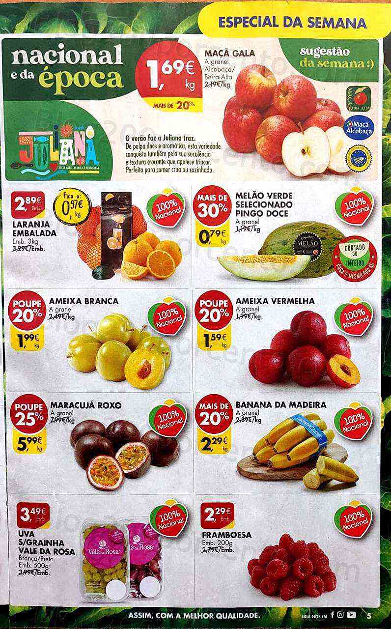 Antevisão Folheto PINGO DOCE Promoções de 30 Agosto a 5 setembro