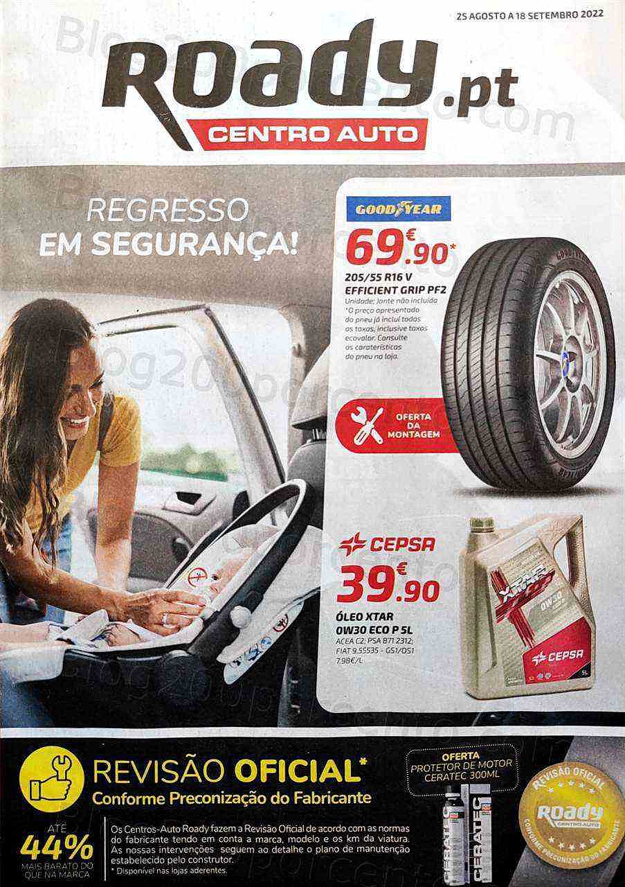 Antevisão Folheto ROADY Promoções de 25 agosto a 18 setembro