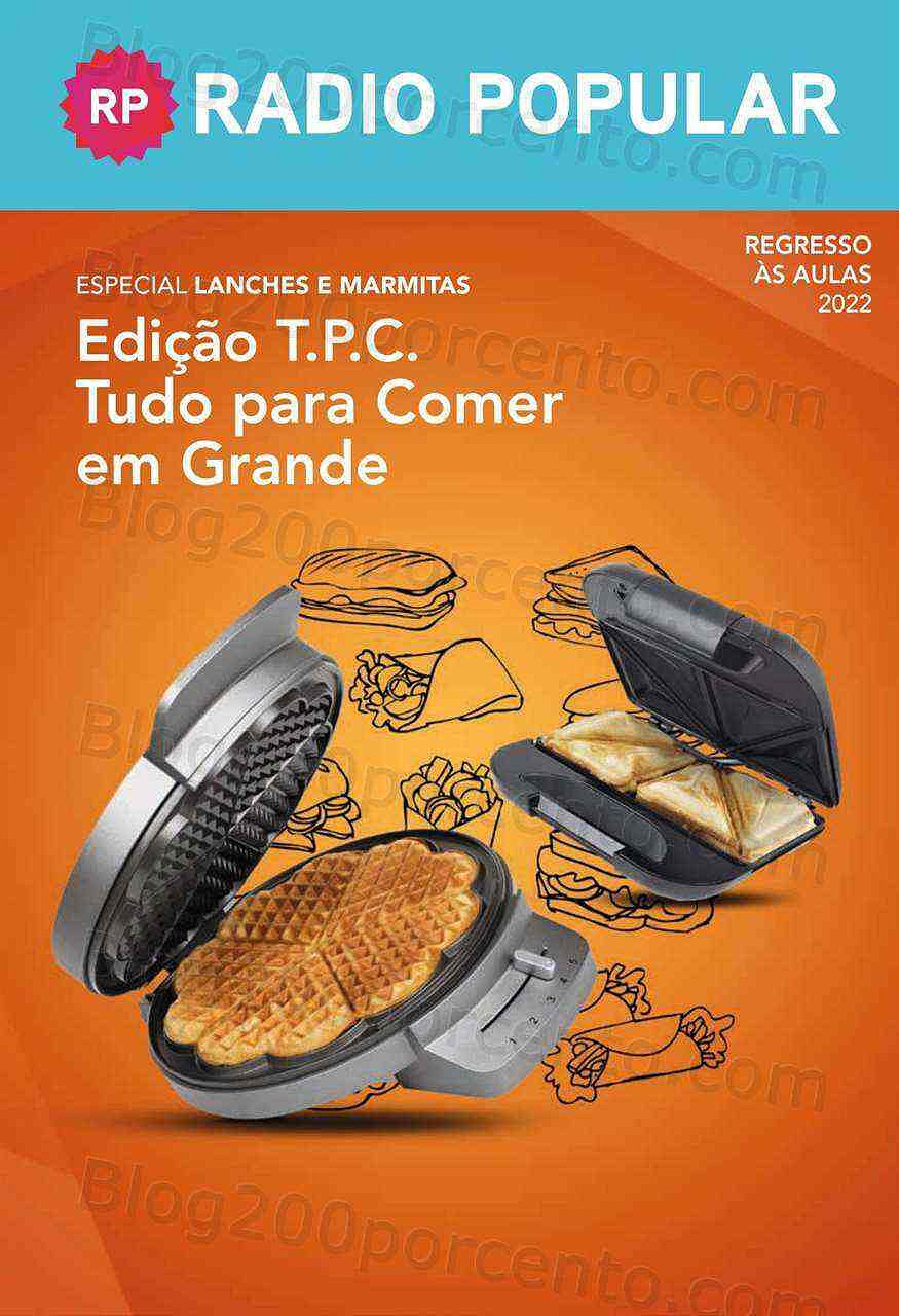Antevisão Folheto RADIO POPULAR Especial Preparação de Lanches