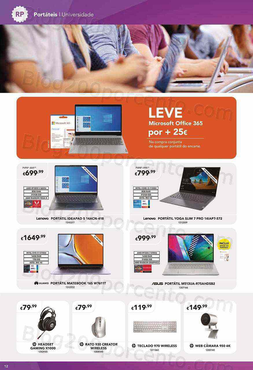 Antevisão Folheto RADIO POPULAR Especial Regresso às Aulas Promoções de 25 agosto a 25 setembro