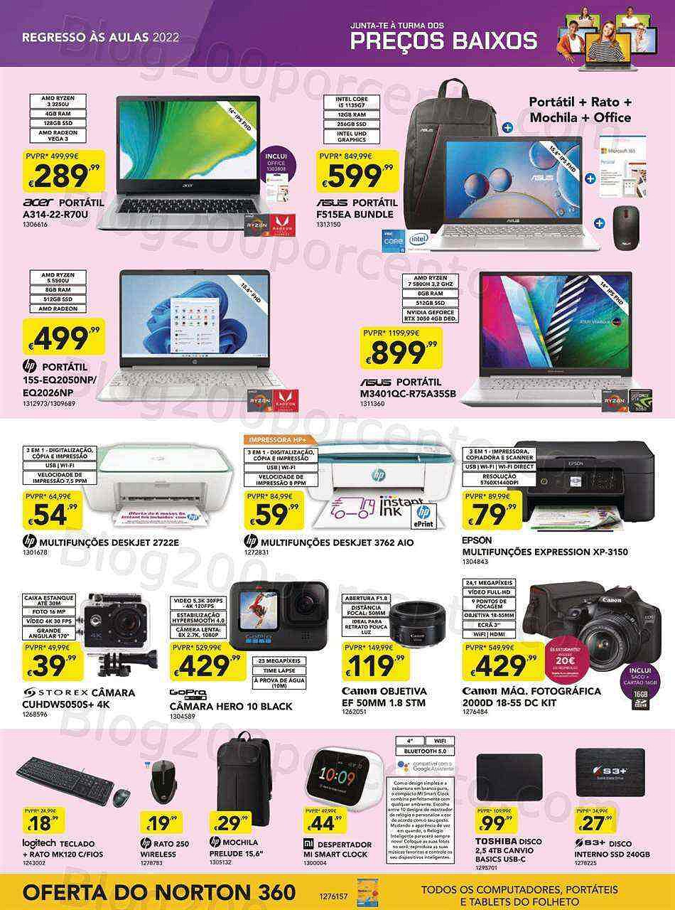 Antevisão Folheto RADIO POPULAR Especial Promoções de 25 agosto a 7 setembro