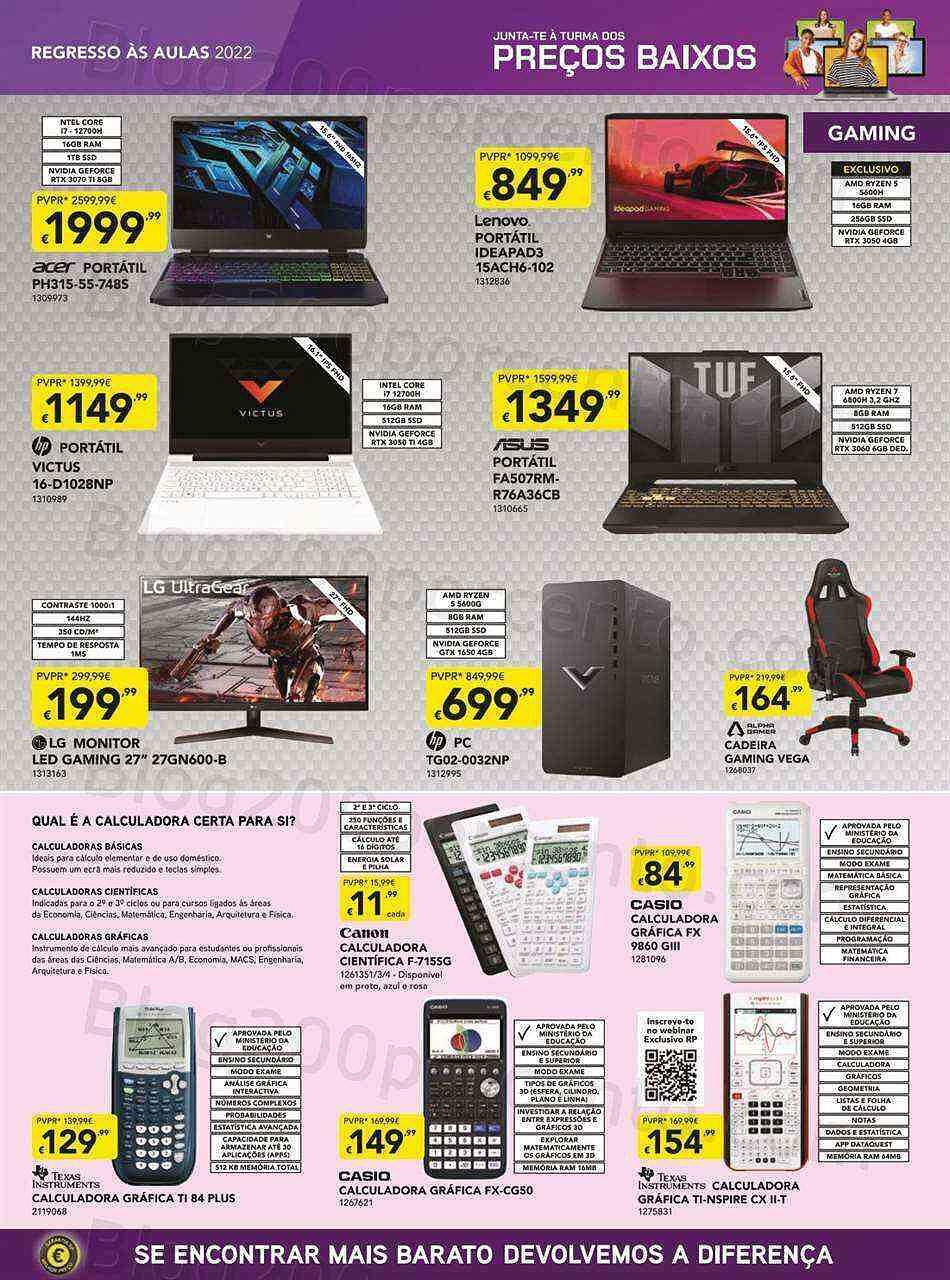 Antevisão Folheto RADIO POPULAR Especial Promoções de 25 agosto a 7 setembro