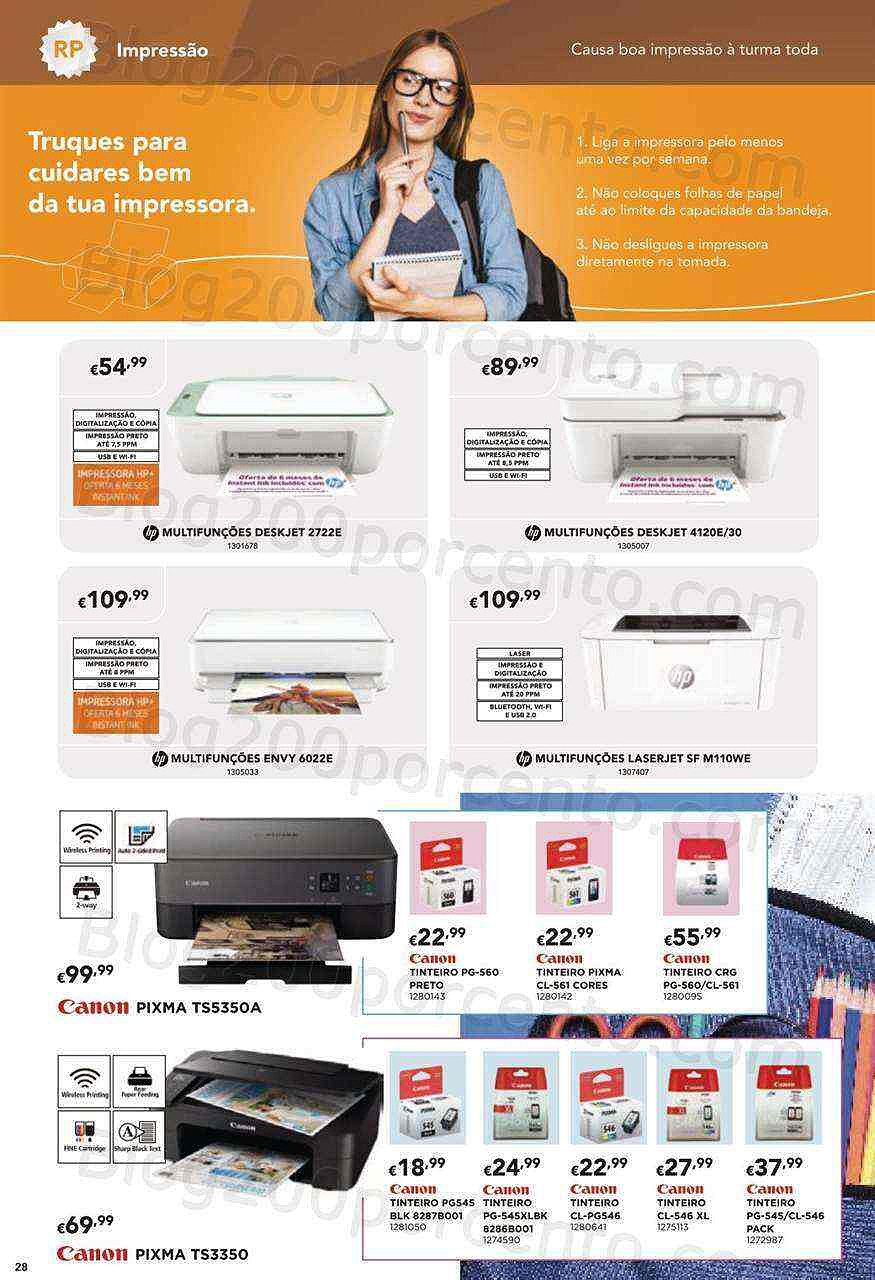 Antevisão Folheto RADIO POPULAR Especial Regresso às Aulas Promoções de 25 agosto a 25 setembro