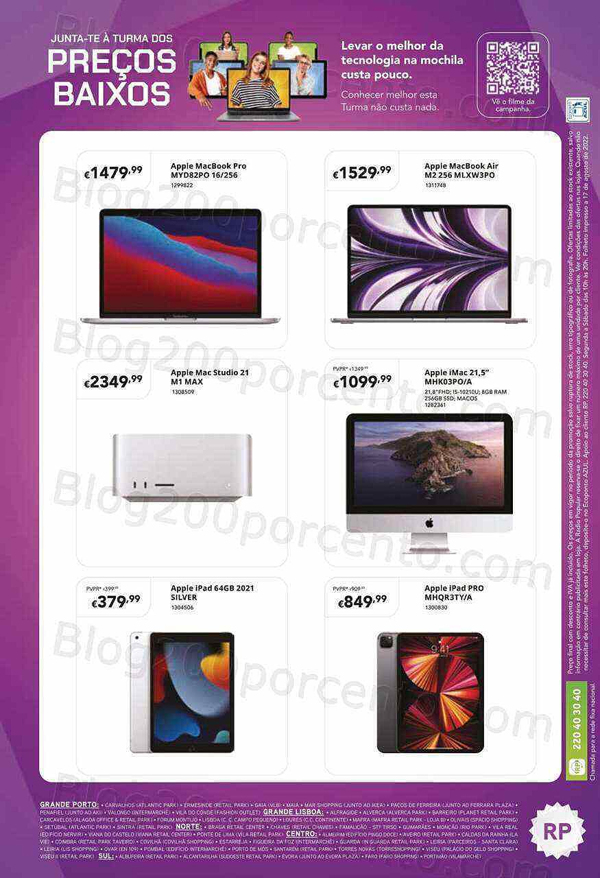 Antevisão Folheto RADIO POPULAR Especial Regresso às Aulas Promoções de 25 agosto a 25 setembro